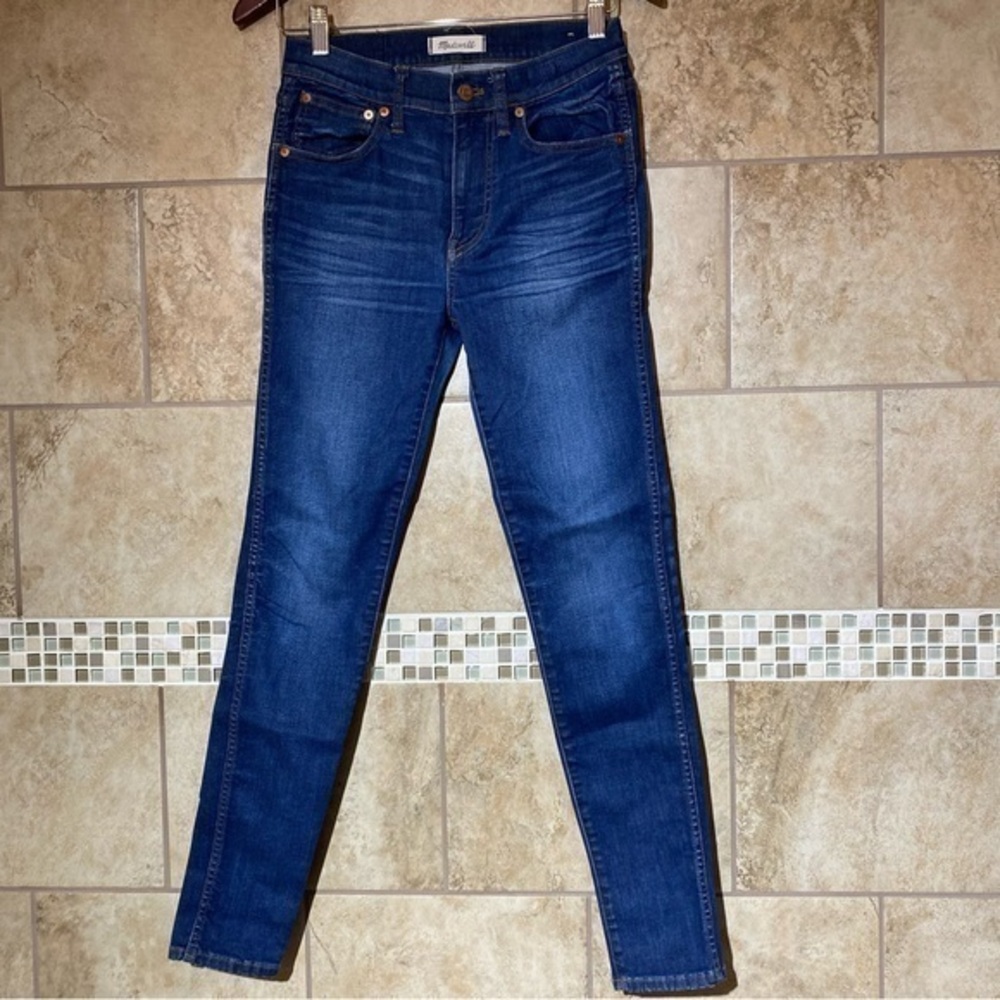 madewell 9" high rise skinny skinny jeans 27